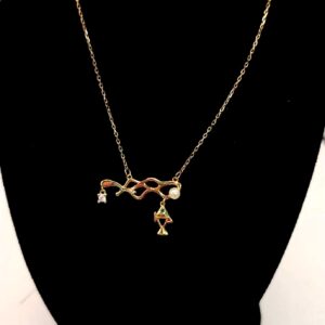 Cadena plata dorada 01