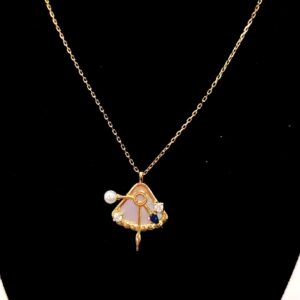 Cadena plata dorada 04