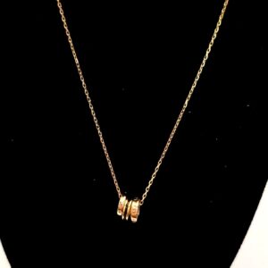 Cadena plata dorada 05