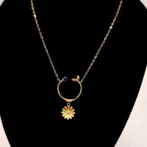 Cadena plata dorada 06