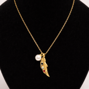 Cadena plata dorada 07