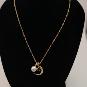 Cadena plata dorada 09