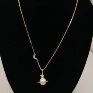 Cadena plata dorada 12